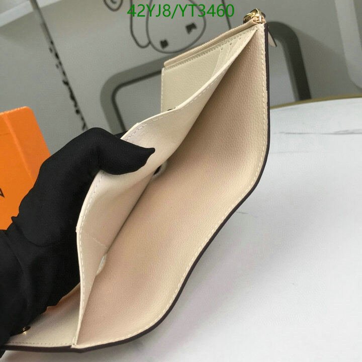 LV Bags-(4A)-Wallet-,Code: YT3460,$ 55USD