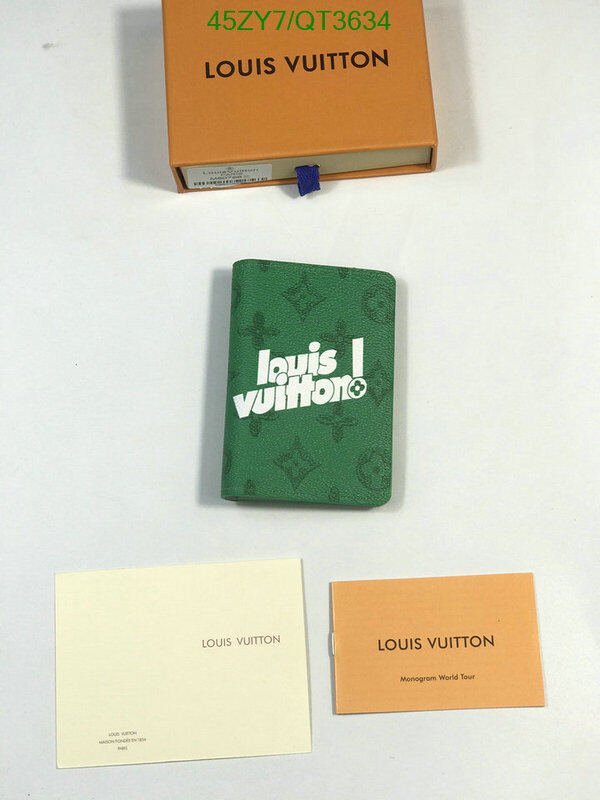 LV Bag-(4A)-Wallet- Code: QT3634 $ 59USD