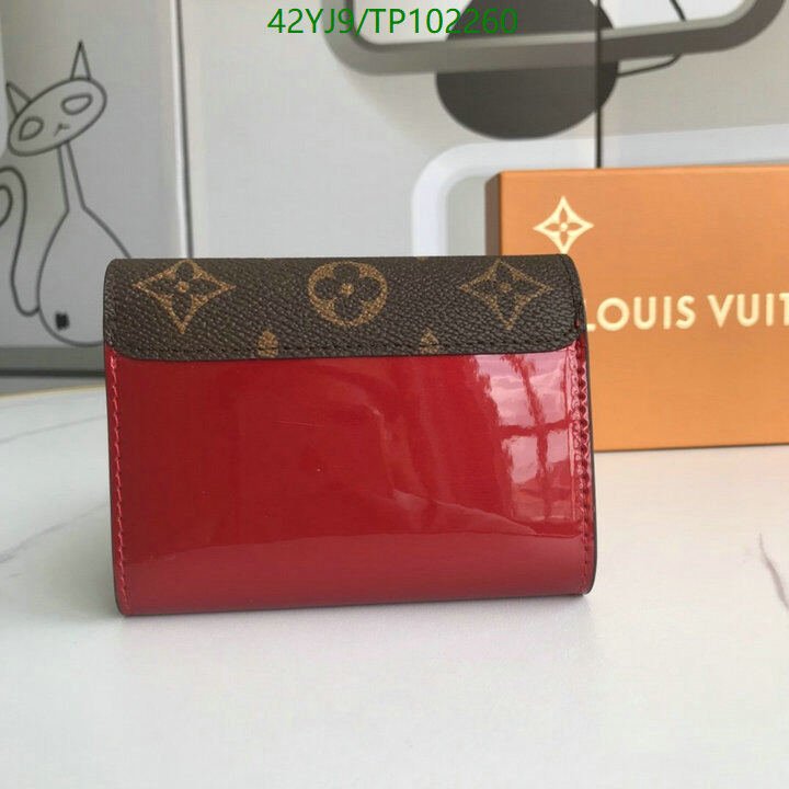 LV Bags-(4A)-Wallet-,Code: TP102260,$ 55USD