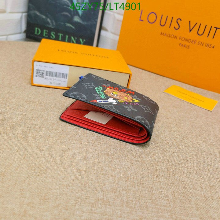 LV Bags-(4A)-Wallet-,Code: LT4901,$ 59USD
