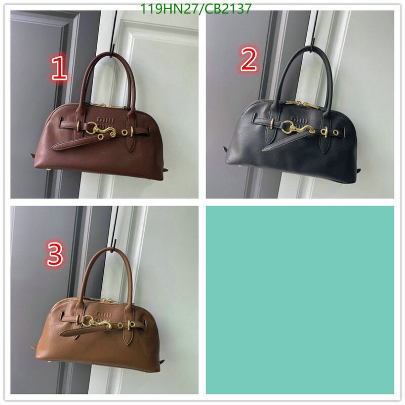 Miu Miu Bag-(4A)-Handbag- Code: CB2137 $ 155USD