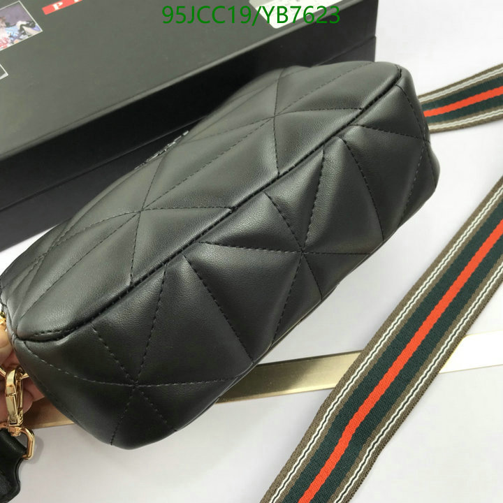 Prada Bag-(4A)-Diagonal-,Code: YB7623,$ 124USD