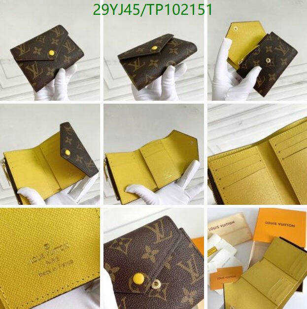 LV Bags-(4A)-Wallet-,Code: TP102151,$ 38USD