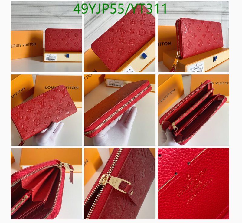 LV Bags-(4A)-Wallet-,Code: YT311,$ 64USD