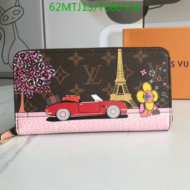 LV Bags-(4A)-Wallet-,Code: T080504,$ 81USD