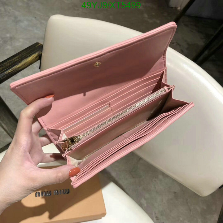 Miu Miu Bag-(4A)-Wallet-,Code: XT5499,$ 64USD