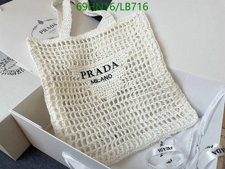 Prada Bag-(4A)-Handbag-,Code: LB716,$ 90USD