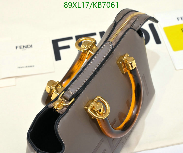Fendi Bag-(4A)-Boston- Code: KB7061 $ 116USD