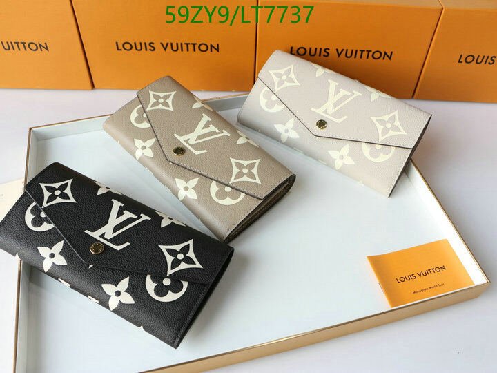 LV Bags-(4A)-Wallet-,Code: LT7737,$ 77USD