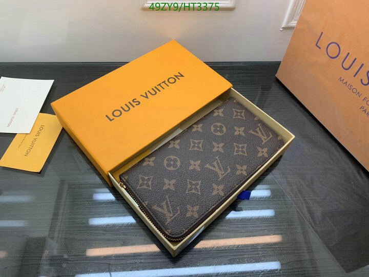 LV Bags-(4A)-Wallet-,Code: HT3375,$ 64USD