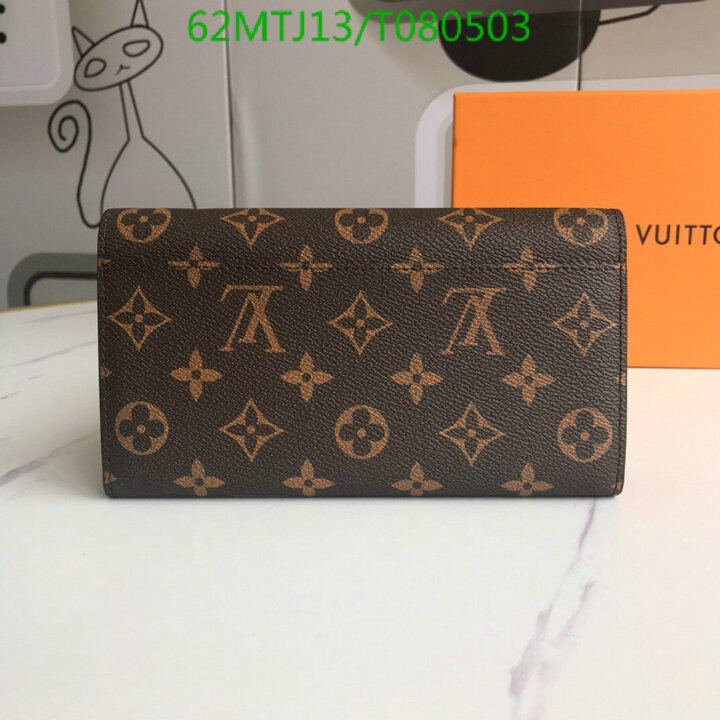 LV Bags-(4A)-Wallet-,Code: T080503,$ 81USD