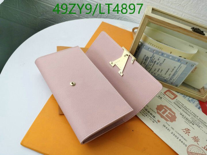 LV Bags-(4A)-Wallet-,Code: LT4897,$ 64USD