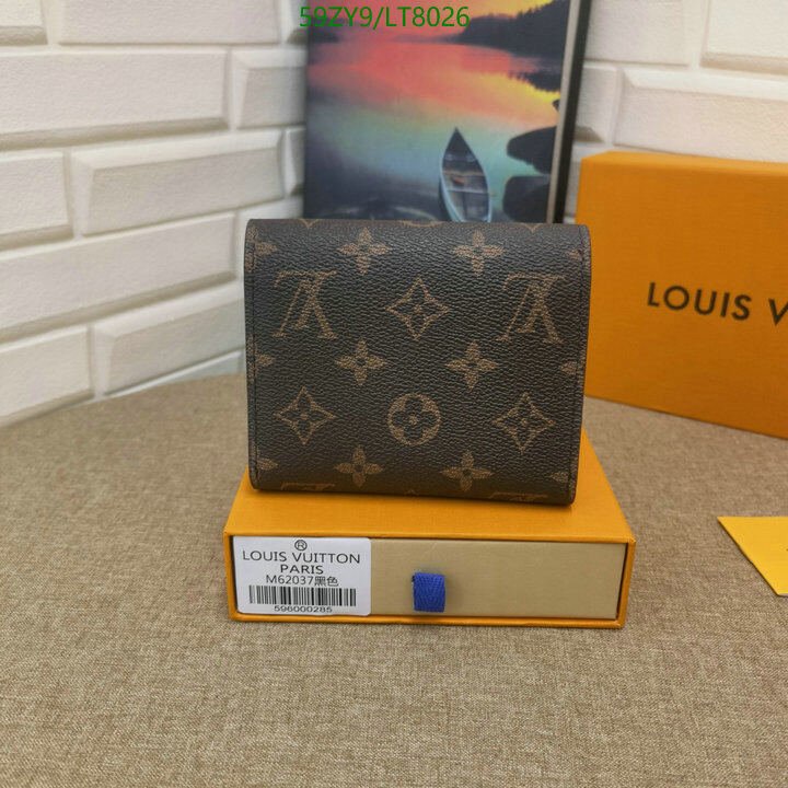 LV Bags-(4A)-Wallet-,Code: LT8026,$ 77USD
