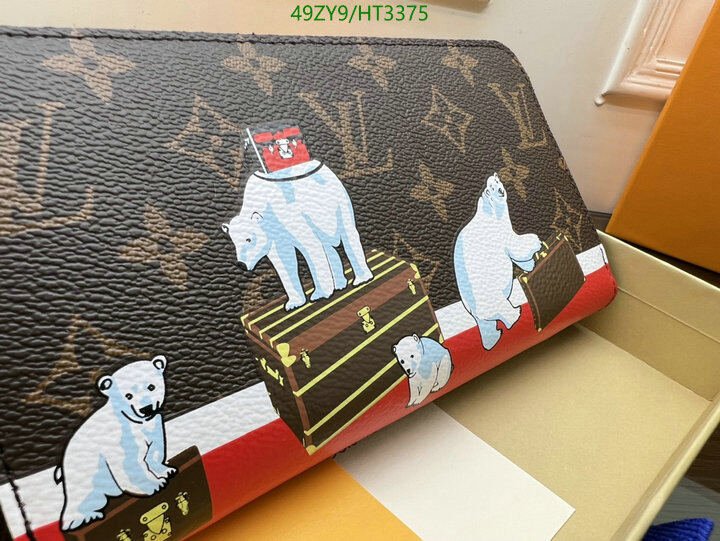 LV Bags-(4A)-Wallet-,Code: HT3375,$ 64USD