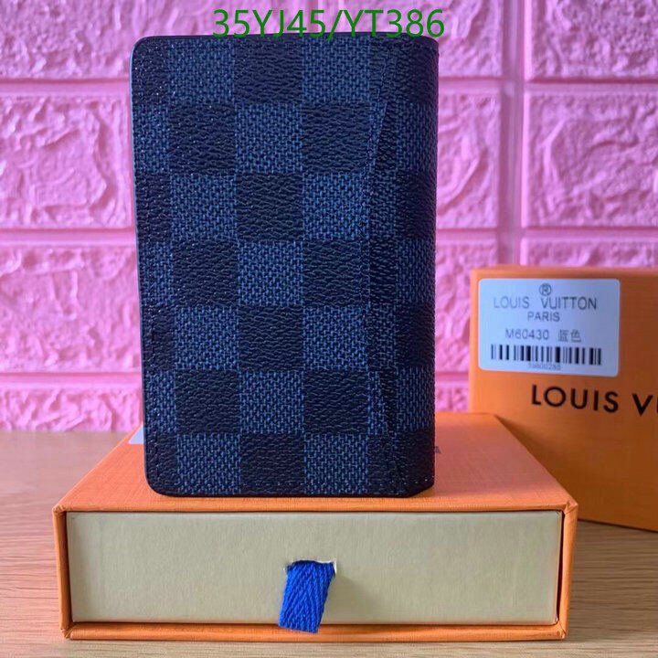 LV Bags-(4A)-Wallet-,Code: YT386,$ 46USD