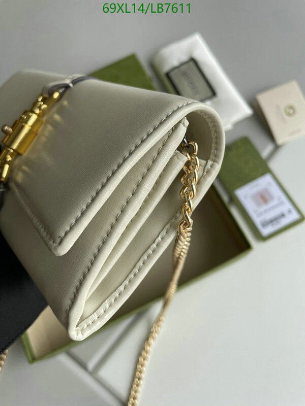 Gucci Bag-(4A)-Diagonal-,Code: LB7611,$ 90USD