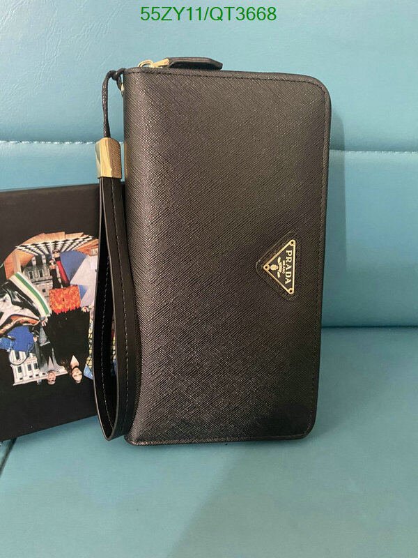 Prada Bag-(4A)-Wallet- Code: QT3668 $ 72USD