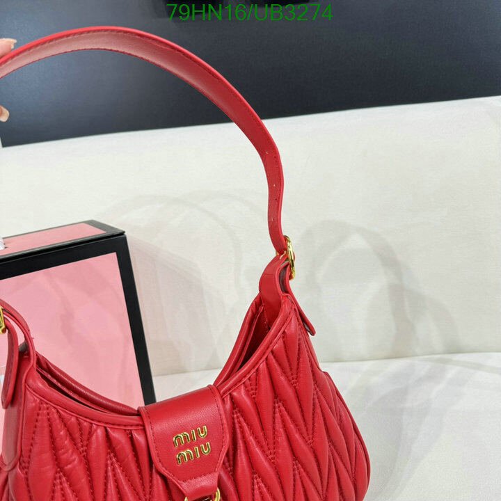 Miu Miu Bag-(4A)-Handbag- Code: UB3274 $ 103USD