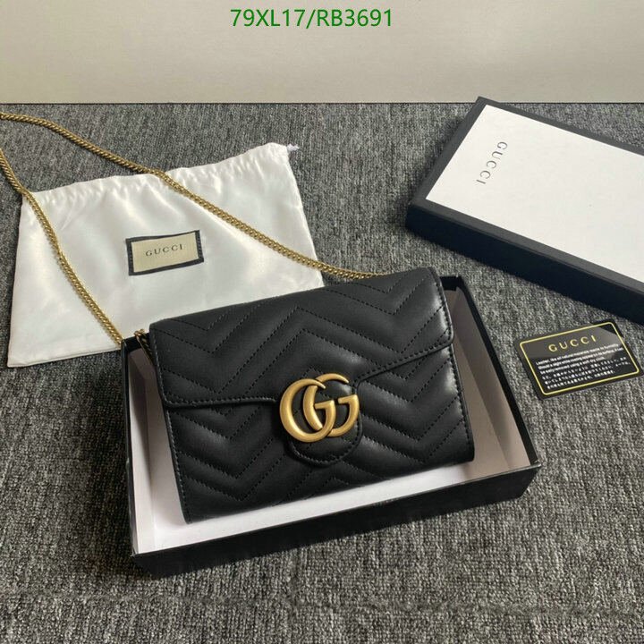 Gucci Bag-(4A)-Diagonal- Code: RB3691 $ 103USD