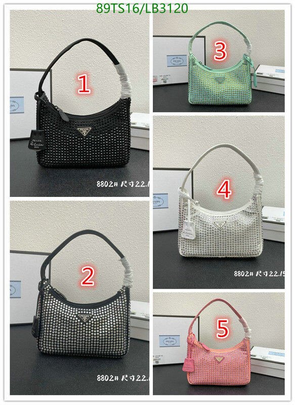 Prada Bag-(4A)-Re-Edition 2000 Code: LB3120 $ 116USD