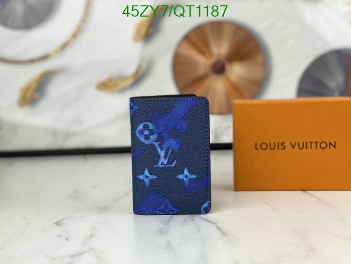 LV Bag-(4A)-Wallet- Code: QT1187 $ 59USD