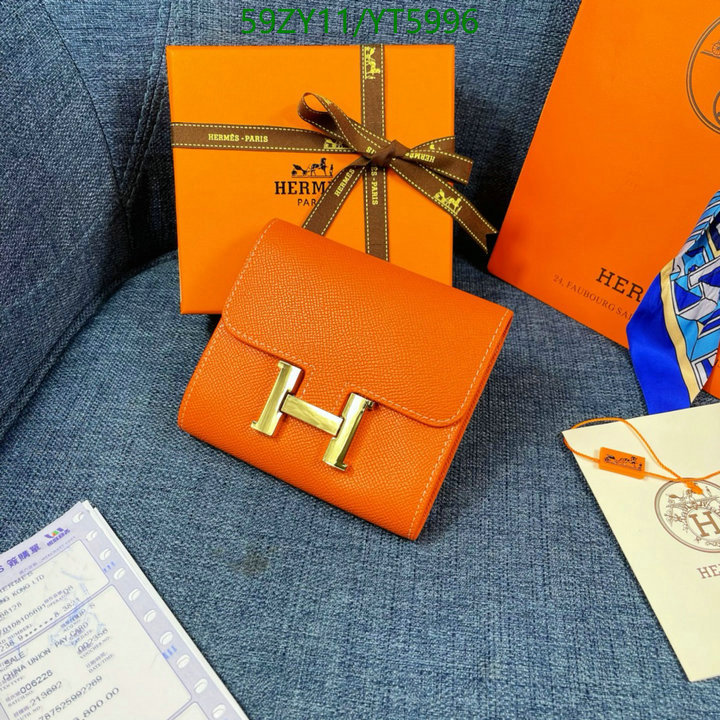 Hermes Bag-(4A)-Wallet-,Code: YT5996,$ 77USD