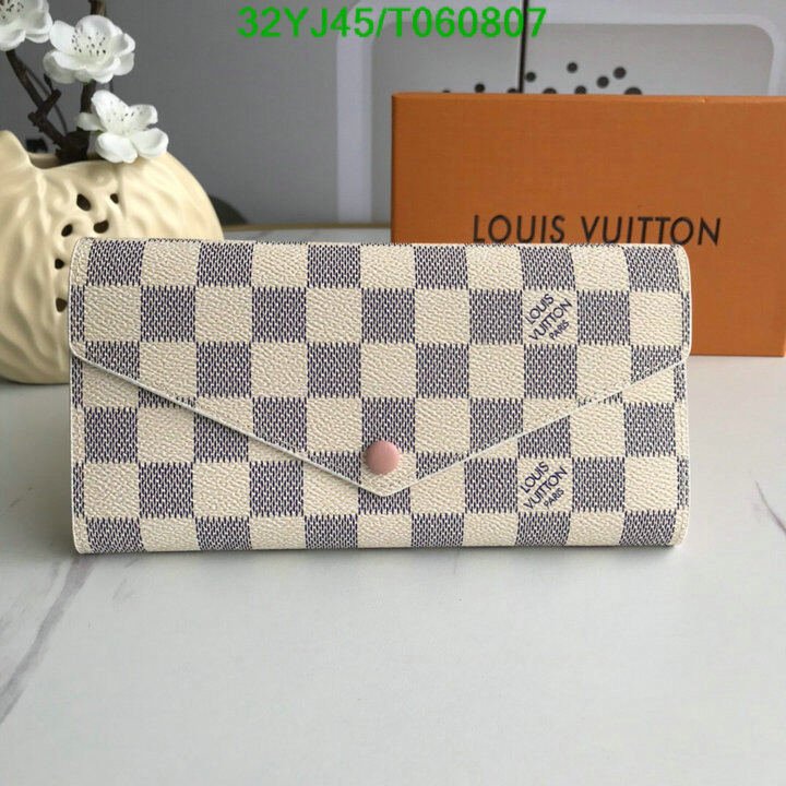LV Bags-(4A)-Wallet-,Code: T060807,$ 42USD