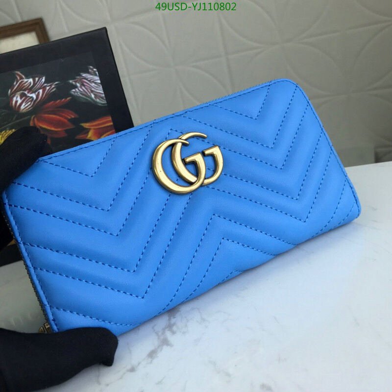 Gucci Bag-(4A)-Wallet-,Code: YJ110802,$ 64USD