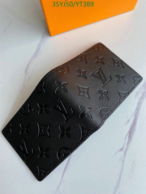 LV Bags-(4A)-Wallet-,Code: YT389,$ 46USD