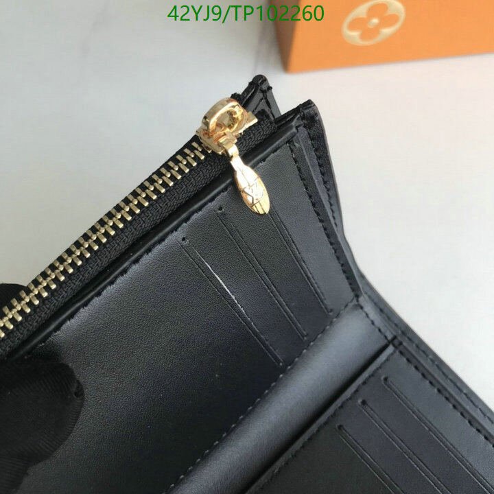 LV Bags-(4A)-Wallet-,Code: TP102260,$ 55USD