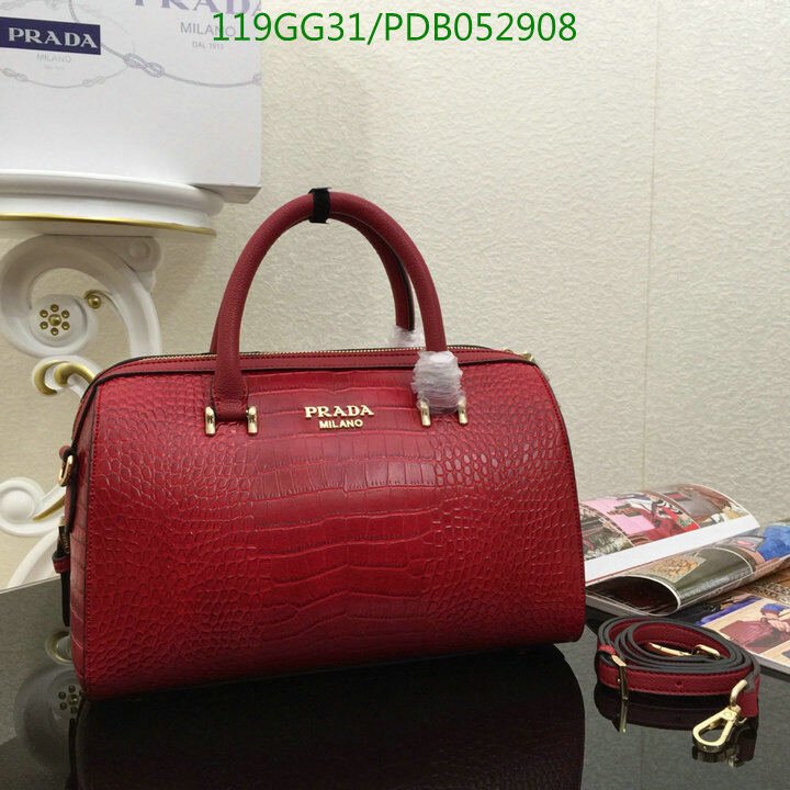 Prada Bag-(4A)-Handbag-,Code: PDB052908,$ 155USD