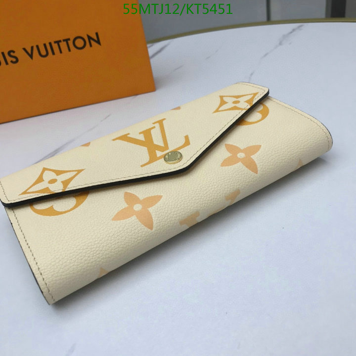LV Bags-(4A)-Wallet-,Code: KT5451,$ 72USD