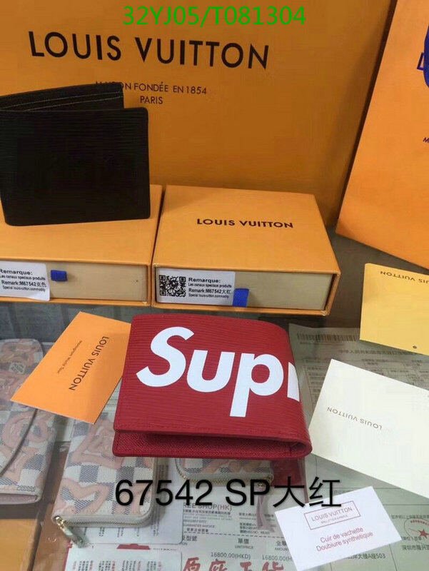 LV Bags-(4A)-Wallet-,Code: T081304,$ 42USD