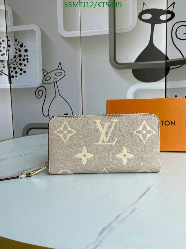 LV Bags-(4A)-Wallet-,Code: KT5449,$ 72USD