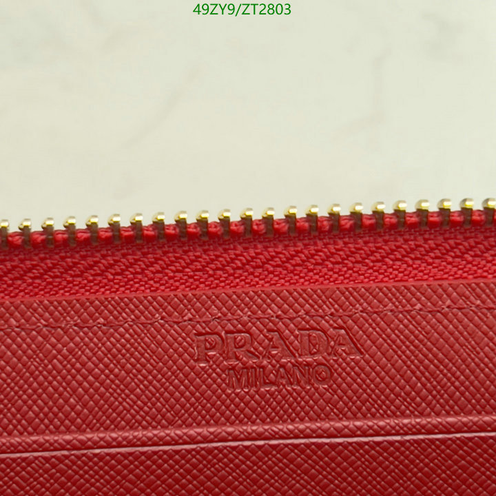 Prada Bag-(4A)-Wallet-,Code: ZT2803,$ 64USD