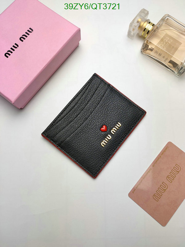 Miu Miu Bag-(4A)-Wallet- Code: QT3721 $ 51USD