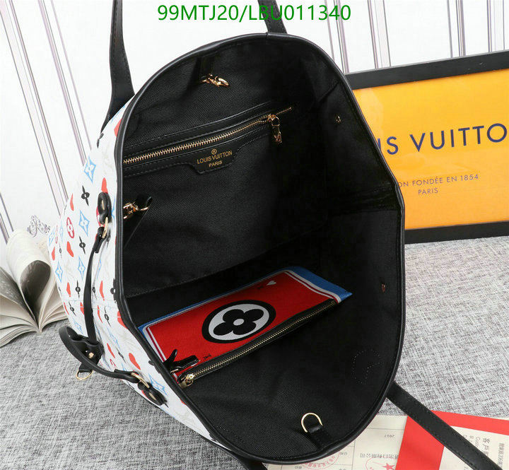 LV Bags-(4A)-Neverfull-,Code: LBU011340,$ 129USD