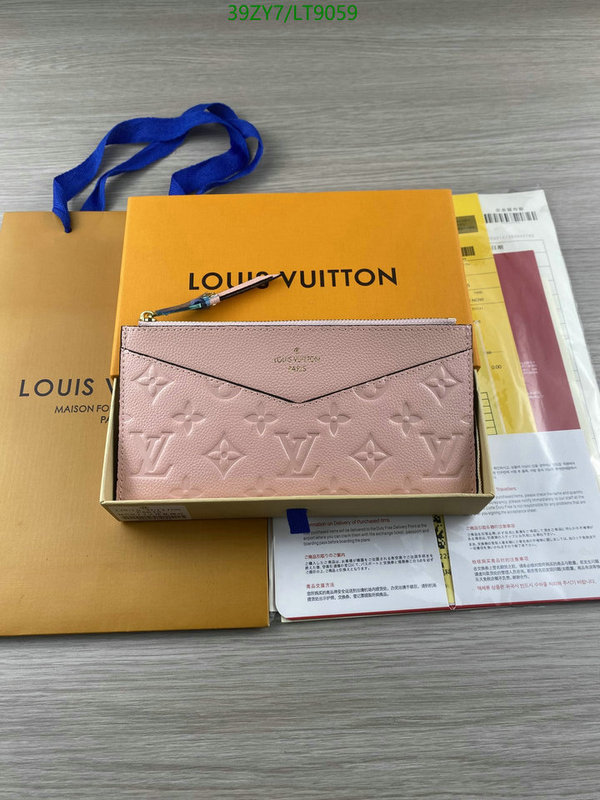 LV Bags-(4A)-Wallet-,Code: LT9059,$ 51USD
