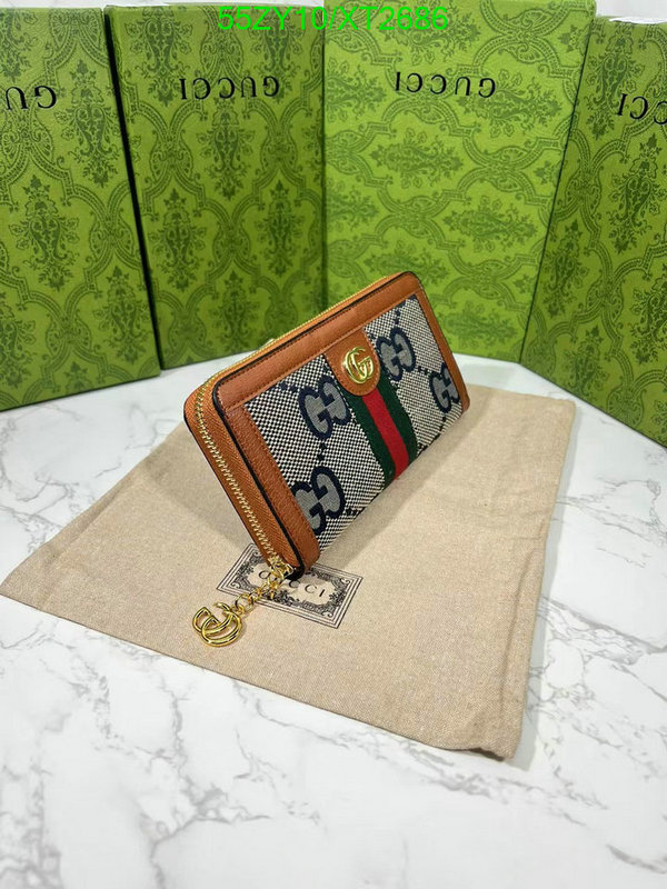 Gucci Bag-(4A)-Wallet-,Code: XT2686,$ 72USD