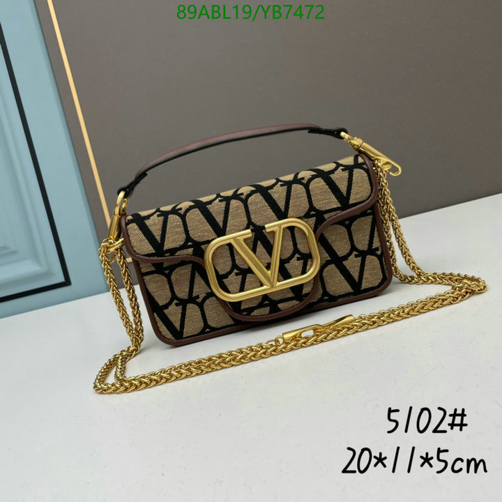 Valentino Bag-(4A)-LOC-V Logo ,Code: YB7472,$ 116USD