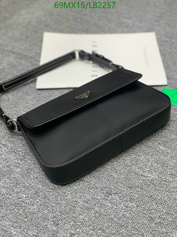 Prada Bag-(4A)-Diagonal-,Code: LB2257,$ 90USD