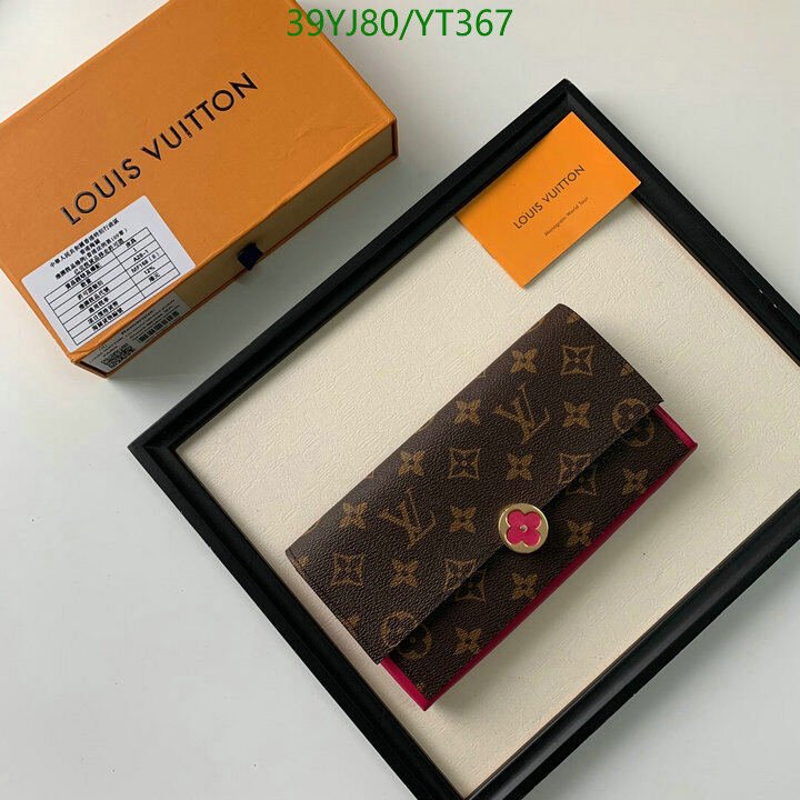 LV Bags-(4A)-Wallet-,Code: YT367,$ 51USD