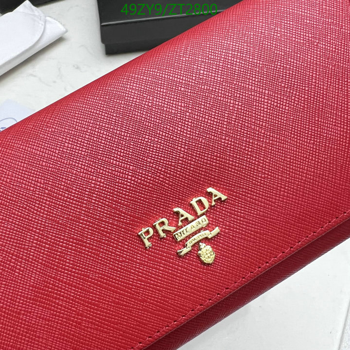 Prada Bag-(4A)-Wallet-,Code: ZT2800,$ 64USD