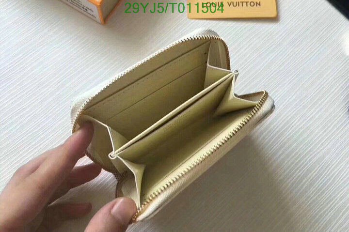 LV Bags-(4A)-Wallet-,Code: T011504,$ 38USD