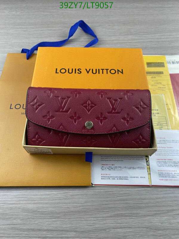 LV Bags-(4A)-Wallet-,Code: LT9057,$ 51USD