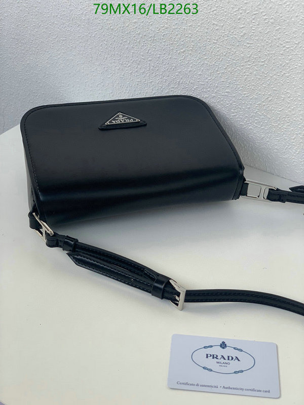 Prada Bag-(4A)-Diagonal-,Code: LB2263,$ 103USD