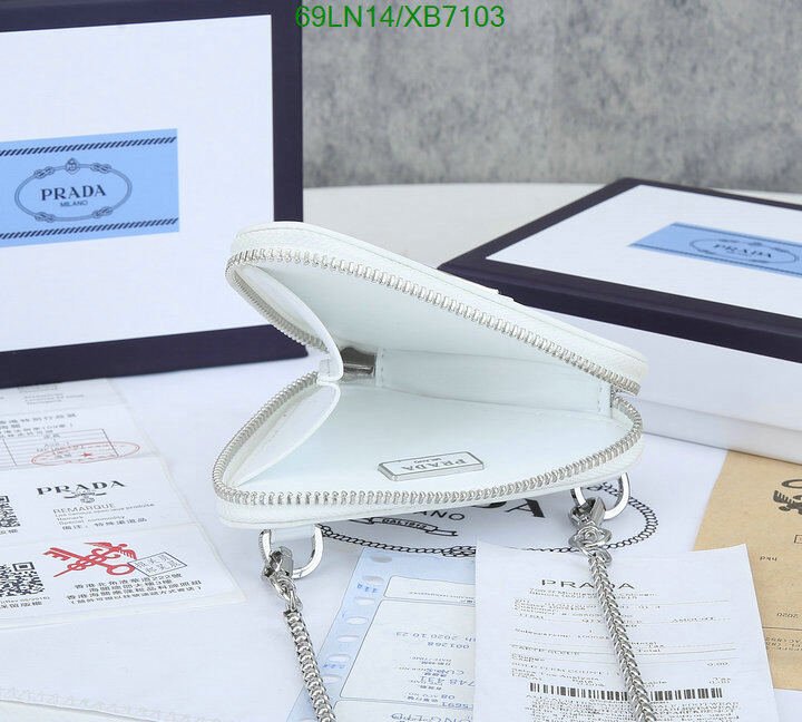 Prada Bag-(4A)-Triangle-,Code: XB7103,$ 90USD