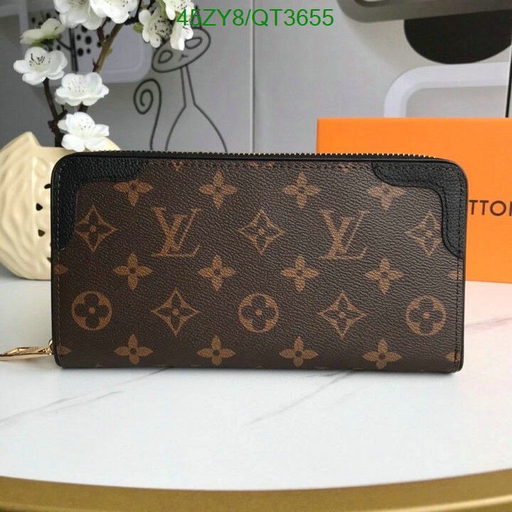 LV Bag-(4A)-Wallet- Code: QT3655 $ 59USD