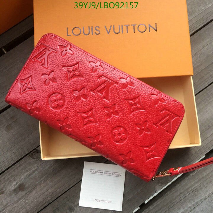 LV Bags-(4A)-Wallet-,Code: LB092157,