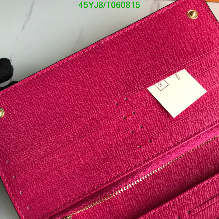 LV Bags-(4A)-Wallet-,Code: T060815,$ 55USD